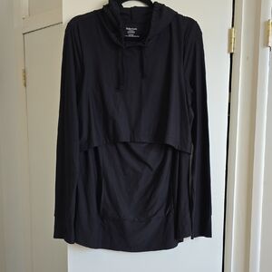 Motherhood Black Hoodie Sweatshirt